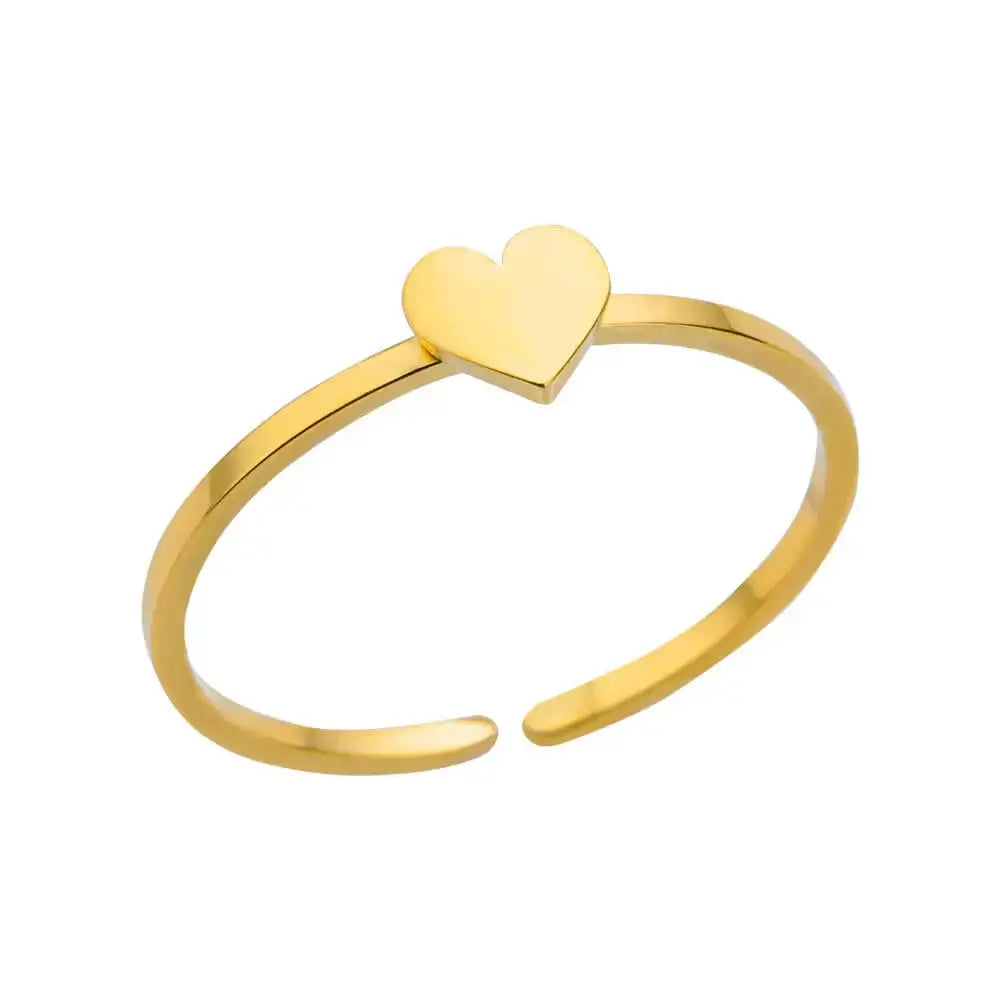 316L Stainless Steel Rings for Women Gold Color Never Fade Luxury Classic Rings Wedding Couple Rings Jewelry Free Shipping