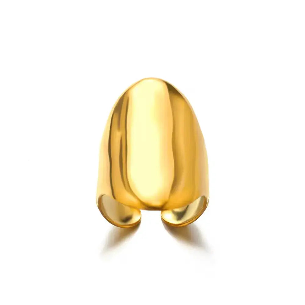 316L Stainless Steel Rings for Women Gold Color Never Fade Luxury Classic Rings Wedding Couple Rings Jewelry Free Shipping
