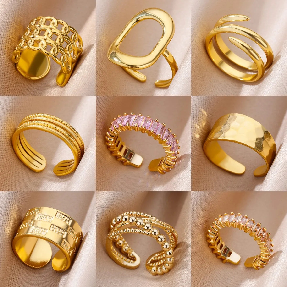 Timeless Gold Elegance Ring™ CharmÉLuxe