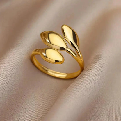 316L Stainless Steel Rings for Women Gold Color Never Fade Luxury Classic Rings Wedding Couple Rings Jewelry Free Shipping